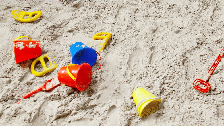 Giochi su sabbia per bambini